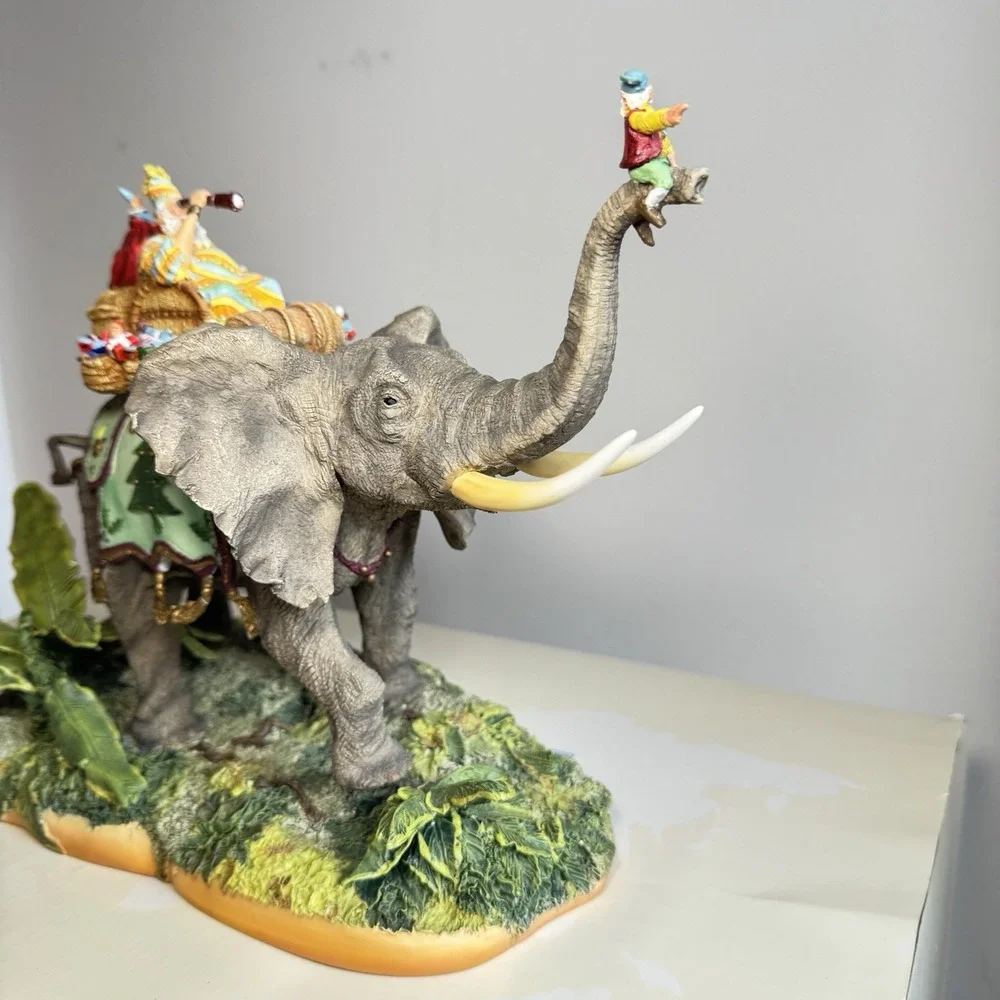 Maruri Santa's Safari Figurine Elephant 1996 Limited Ed 3727/5000 with‎ Box RARE